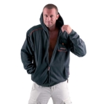 Obrázek z Australian Line EMERTON Pracovní mikina s kapucí - černá 