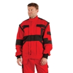 Obrázek z Cerva MAX Pracovní montérková bunda 2v1 červeno / černá 