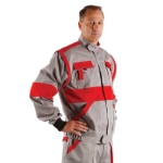 Obrázek z Červa MAX Pracovní montérková bunda 2v1 šedo / červená 