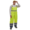 Obrázek z Červa PADSTOW Reflexní kalhoty s laclem žluté - zimní 