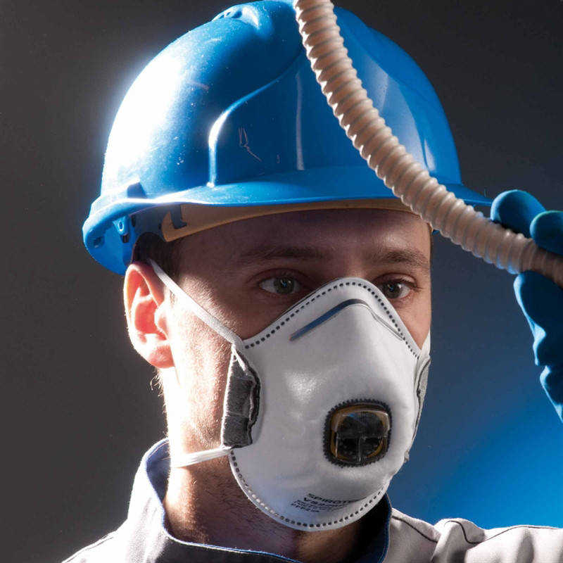 SPIROTEK VS2200CV Respirátor FFP2 OV s ventilkem 10 ks | Pracovníochrana.cz