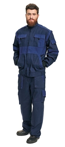 Obrázek z Červa MAX Pracovní montérková bunda 2v1 navy / královská modrá 