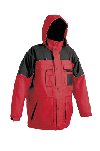 Obrázek z Červa ULTIMO Pracovní bunda červená - zimní 