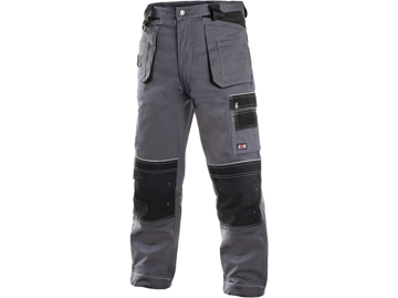 Obrázek CXS ORION TEODOR Pracovní kalhoty šedo / černá