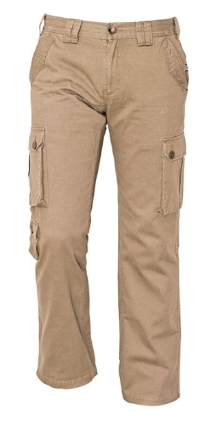 Obrázek z CRV CHENA Pánské kalhoty do pasu béžová 