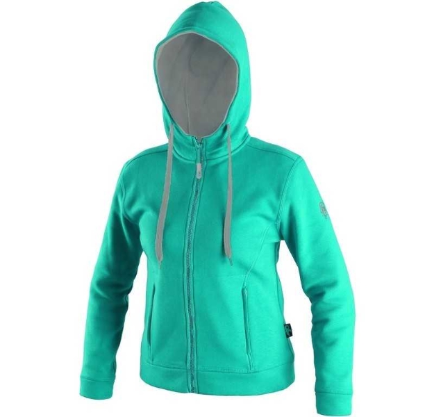Obrázek z CXS HARRIET Dámská mikina tyrkysová 