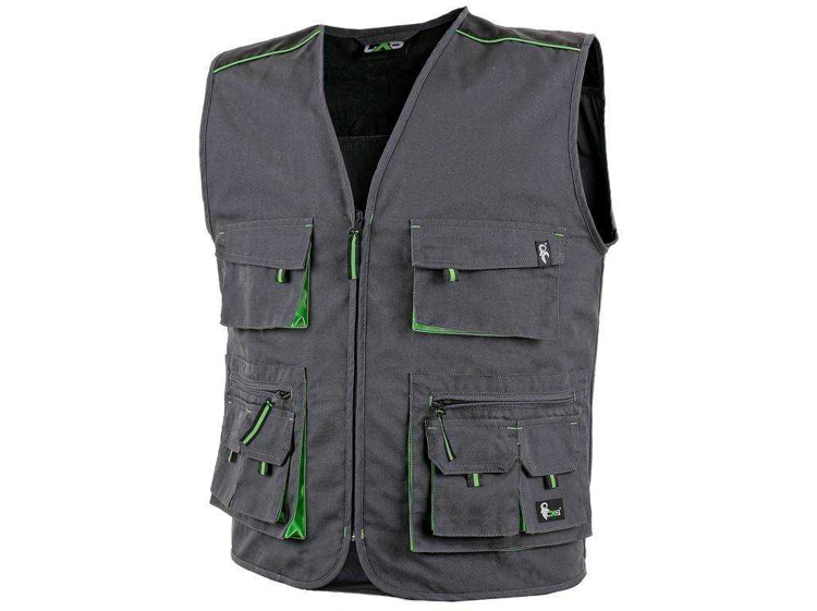 Obrázek z CXS SIRIUS DARIEN Pracovní vesta šedo-zelená 