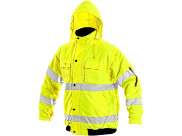 Obrázek CXS LEEDS Reflexní bunda žlutá zimní