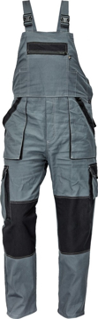Obrázek Červa MAX SUMMER Pracovní kalhoty s laclem antracit / černá