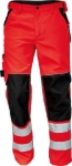 Obrázek z KNOXFIELD HI-VIS Reflexní kalhoty do pasu - červená 