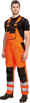 Obrázek z KNOXFIELD HI-VIS Reflexní kalhoty s laclem - oranžová 