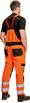 Obrázek z KNOXFIELD HI-VIS Reflexní kalhoty s laclem - oranžová 