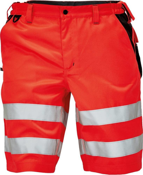 Obrázek KNOXFIELD HI-VIS Reflexní pracovní šortky - červená