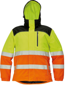 Obrázek KNOXFIELD HI-VIS Reflexní bunda žlutá / oranžová - zimní