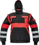 Obrázek z Červa MAX WINTER RFLX Montérková bunda černo / červená - zimní 