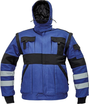 Obrázek Červa MAX WINTER RFLX Montérková bunda modro / černá - zimní