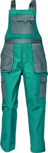 Obrázek z Červa MAX EVOLUTION LADY Dámské kalhoty s laclem zeleno / šedé 