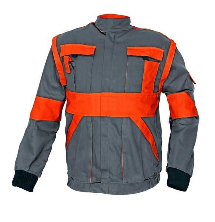Obrázek z Červa MAX Pracovní montérková bunda 2v1 šedo / oranžová 
