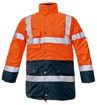 Obrázek z Červa BI ROAD Reflexní bunda oranžová 4v1 - zimní 