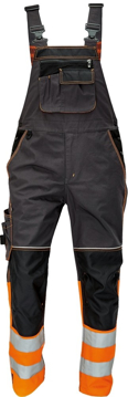 Obrázek KNOXFIELD REFLEX Reflexní kalhoty s laclem - antracit / oranžová