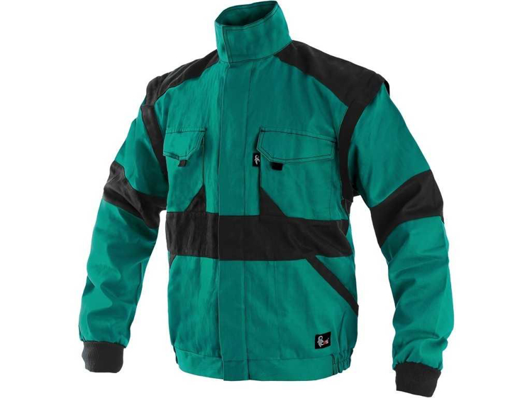 Obrázek z CXS LUXY EDA Montérková blůza prodloužená zeleno / černá 