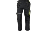Obrázek z KNOXFIELD 320 Pracovní kalhoty do pasu  antracit / žlutá 