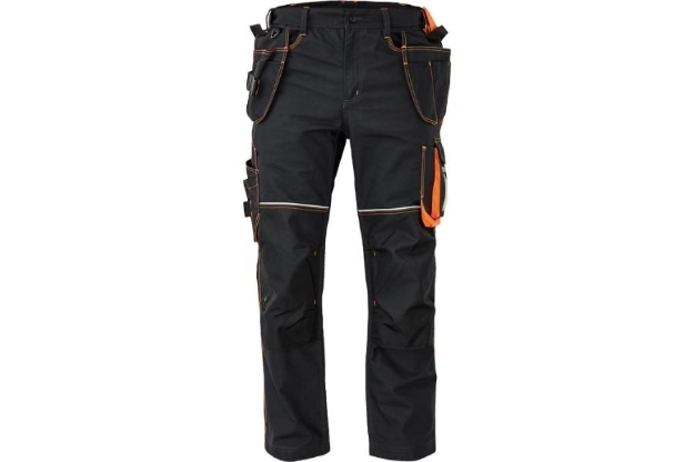 Obrázek z KNOXFIELD 320 Pracovní kalhoty do pasu antracit / oranžová 