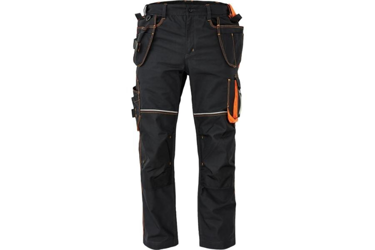 Obrázek z KNOXFIELD 320 Pracovní kalhoty do pasu antracit / oranžová 