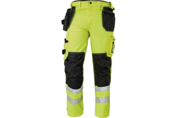 Obrázek KNOXFIELD HI-VIS 310 FL Reflexní kalhoty do pasu - žlutá