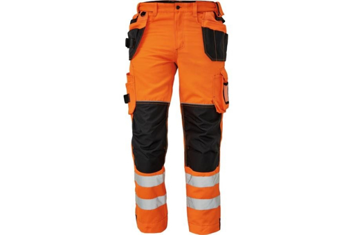 Obrázek z KNOXFIELD HI-VIS 310 FL Reflexní kalhoty do pasu - oranžová 