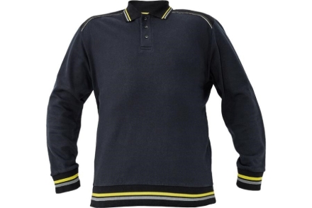 Obrázek KNOXFIELD POLO Pracovní mikina - antracit / žlutá