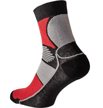 Obrázek KNOXFIELD BASIC Ponožky černá / červená