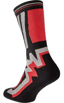 Obrázek KNOXFIELD LONG Ponožky černá / červená