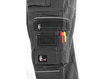 Obrázek z CXS ORION KRYŠTOF Pracovní kalhoty s laclem šedo / černé - zimní prodloužené 