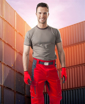 Obrázek z ARDON®VISION Pracovní kalhoty do pasu červené 
