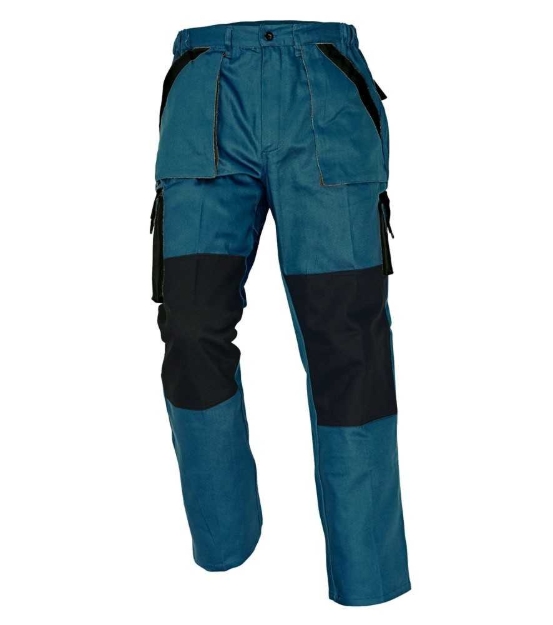 Obrázek z Červa MAX Pracovní kalhoty do pasu zeleno / černá 