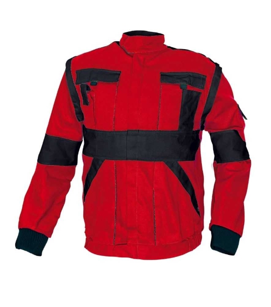 Obrázek z Cerva MAX Pracovní montérková bunda 2v1 červeno / černá 