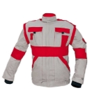 Obrázek z Červa MAX Pracovní montérková bunda 2v1 šedo / červená 