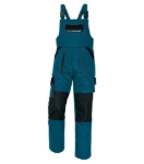 Obrázek z Červa MAX Pracovní kalhoty s laclem zeleno / černá 