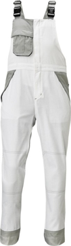 Obrázek Červa MONTROSE Pracovní kalhoty s laclem bílé