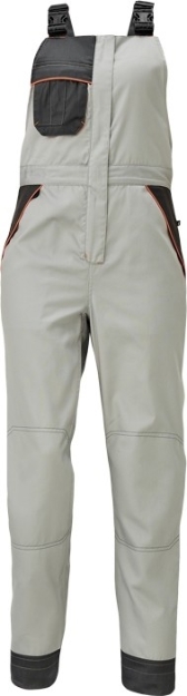 Obrázek z Červa MONTROSE LADY Pracovní kalhoty s laclem šedé 