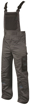 Obrázek z 4TECH Pracovní kalhoty s laclem šedé zkrácené 