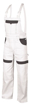 Obrázek z COOL TREND Pracovní kalhoty s laclem bílo-šedé 