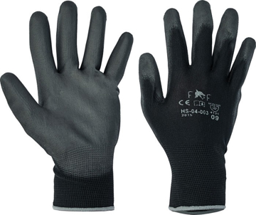 Obrázek FF BUNTING BLACK LIGHT HS-04-003 Pracovní rukavice černá - 240 párů