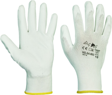 Obrázek FF BUNTING WHITE LIGHT HS-04-003 Pracovní rukavice bílá - 240 párů