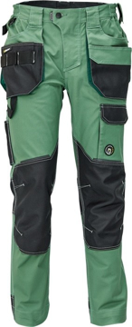 Obrázek Červa DAYBORO Pracovní kalhoty do pasu mechově zelená / černá