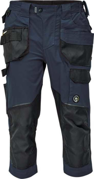 Obrázek Červa DAYBORO Pracovní 3/4 kalhoty tm. modrá / černá