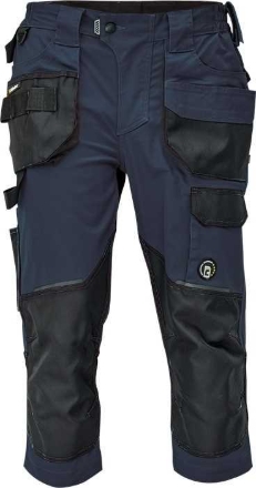 Obrázek Červa DAYBORO Pracovní 3/4 kalhoty tm. modrá / černá