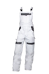 Obrázek z COOL TREND Pracovní kalhoty s laclem bílo-šedé 