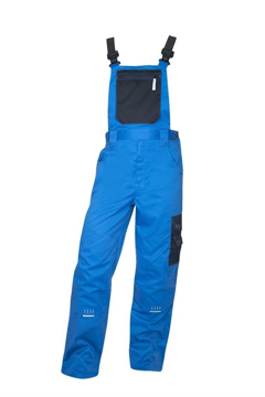 Obrázek 4TECH Pracovní kalhoty s laclem modro-černé